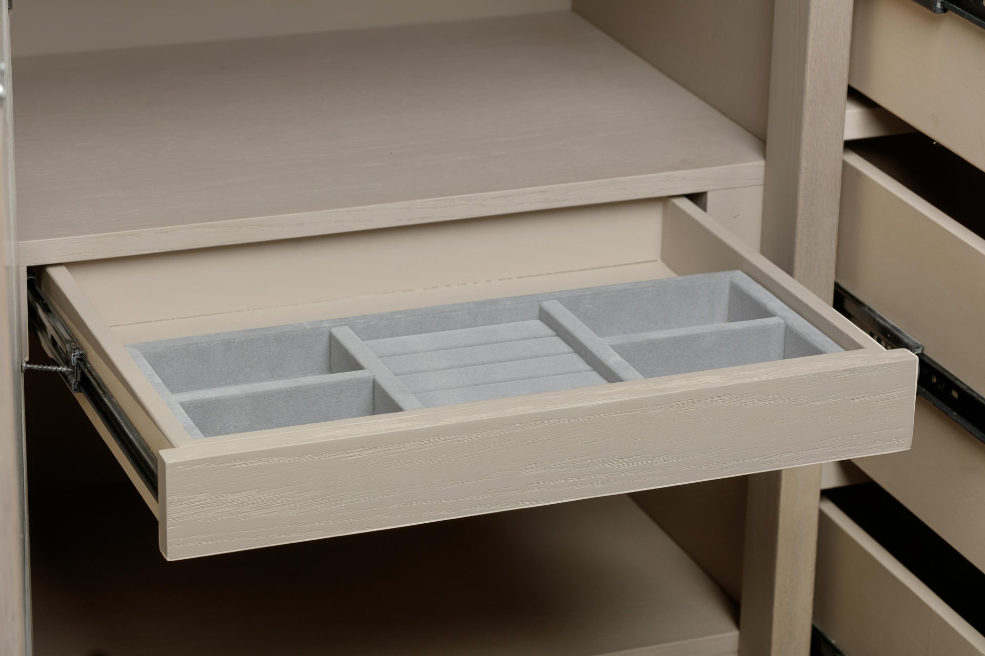 Camden Six Drawer One Door Oak Wood Chest in Chai - What A Room