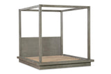 Melbourne Wood Canopy Bed in Mineral - What A Room