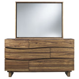 Ocean Six Drawer Solid Wood Dresser in Natural Sengon - What A Room