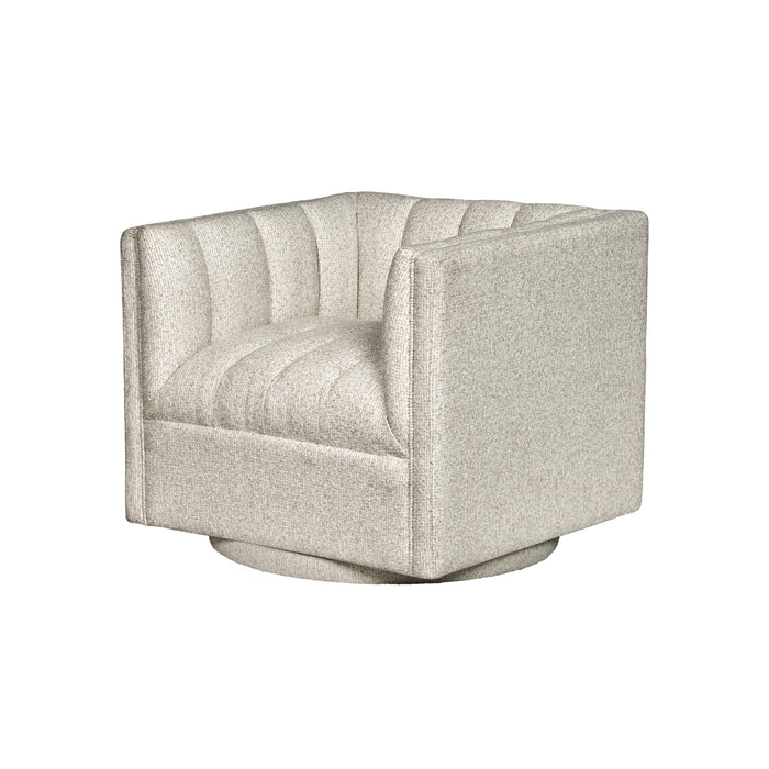 Coco Fabric Swivel Accent Arm Chair