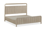 Camden Shiplap Oak Wood Platform Bed in Chai - What A Room