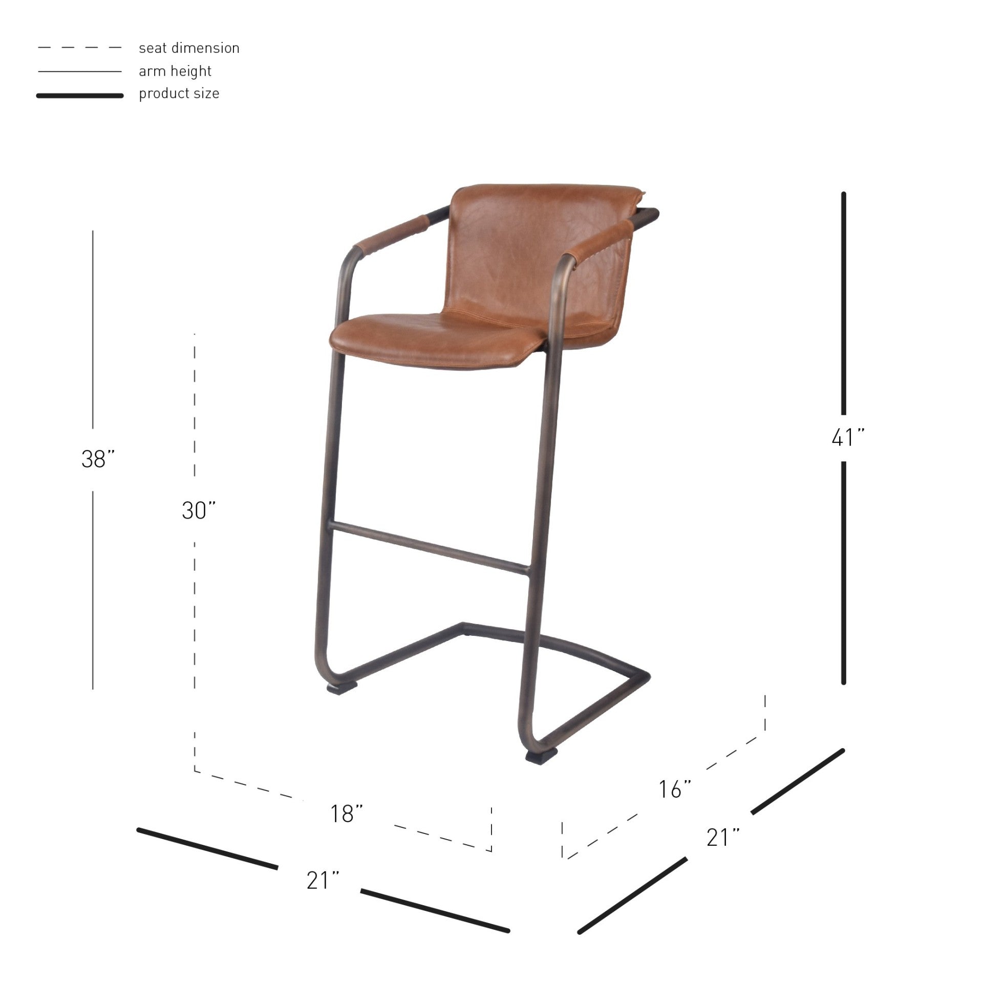 Indy  Bar Stool - What A Room