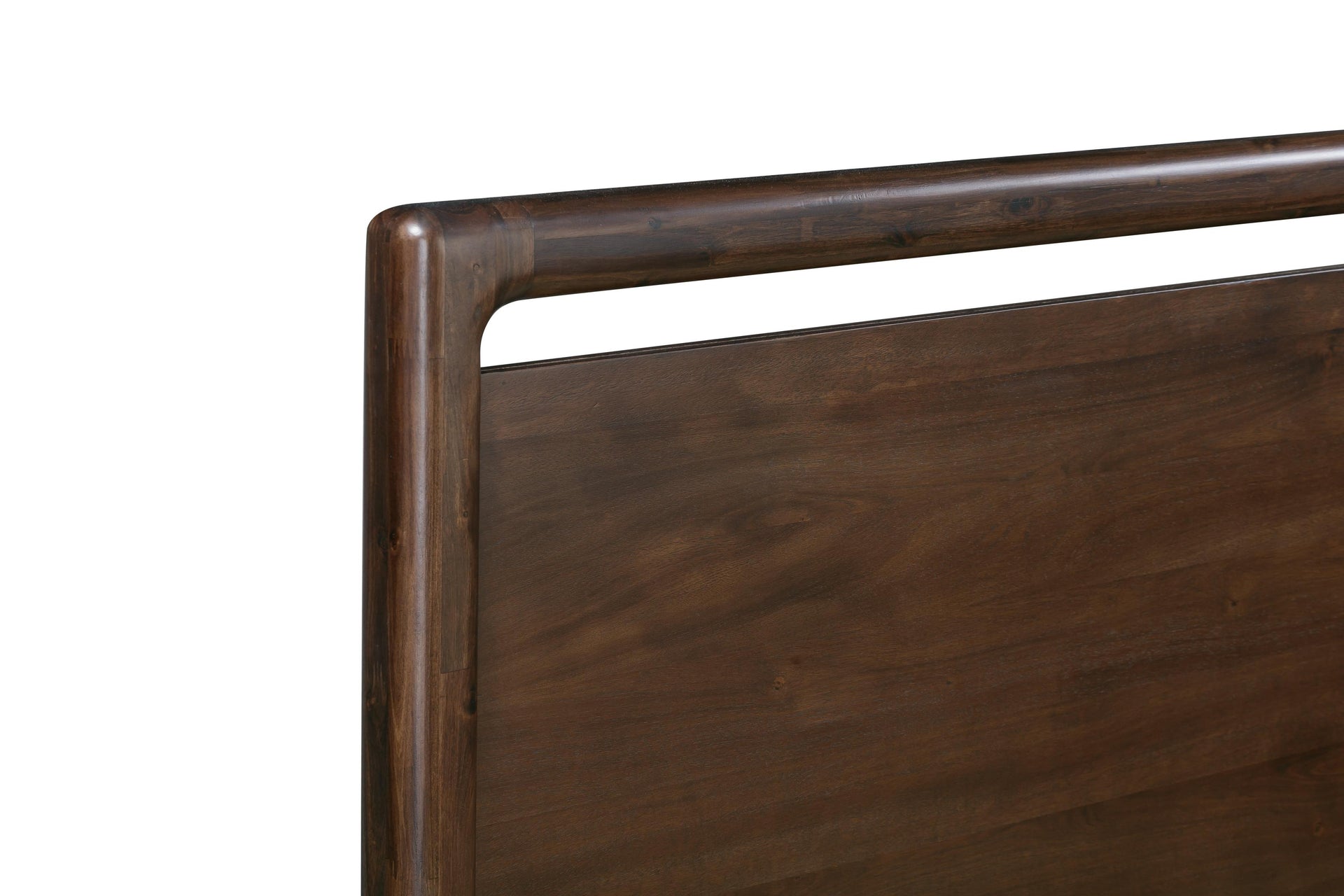 Sol Acacia Wood Platform Bed in Brown Spice - What A Room