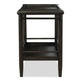 Rockport Two Shelf Rolling Bar Cart in Yin - What A Room