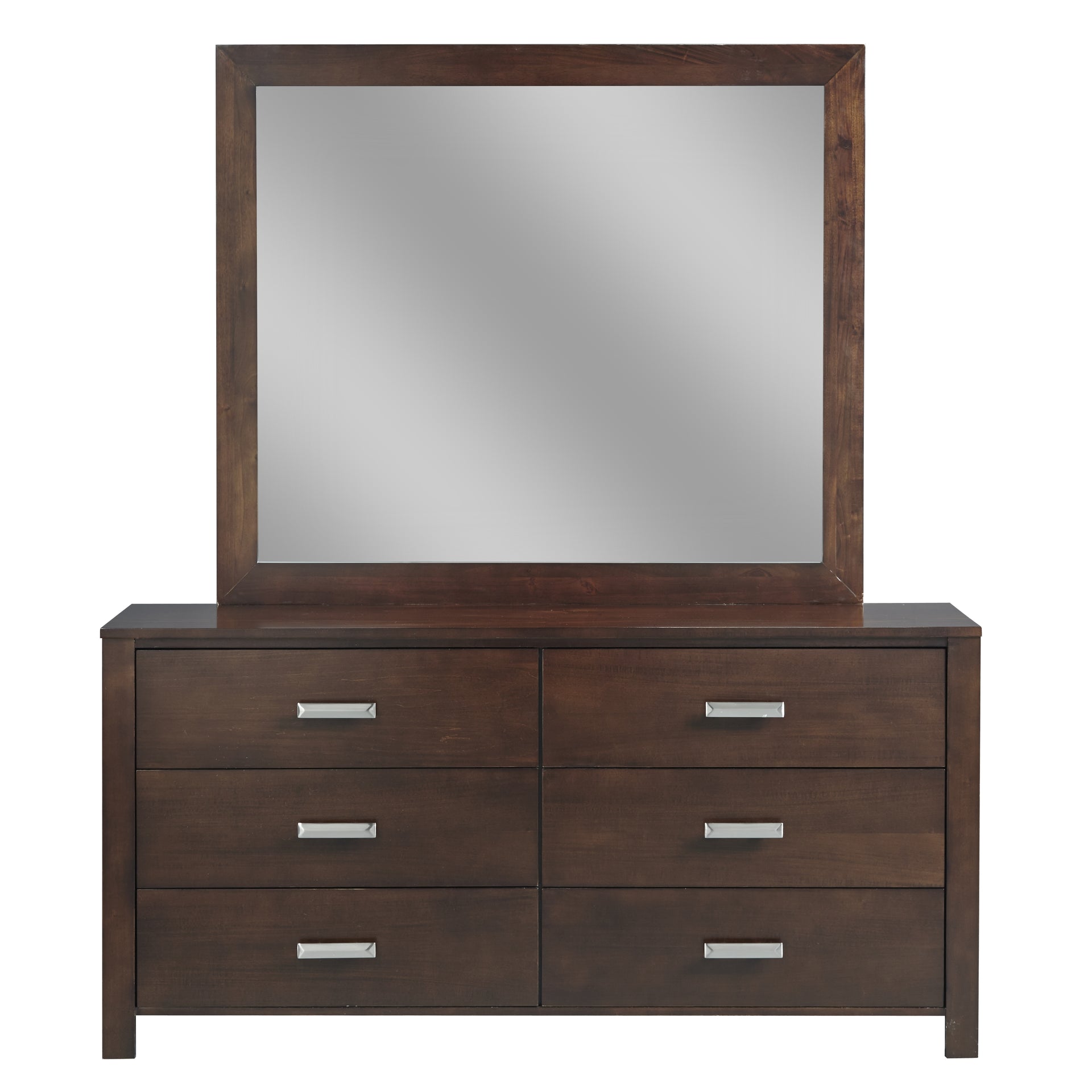 Riva Six Drawer Dresser in Chocolate Brown - What A Room