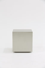 Modrest Anvil Modern Brushed Stainless Steel End Table - What A Room