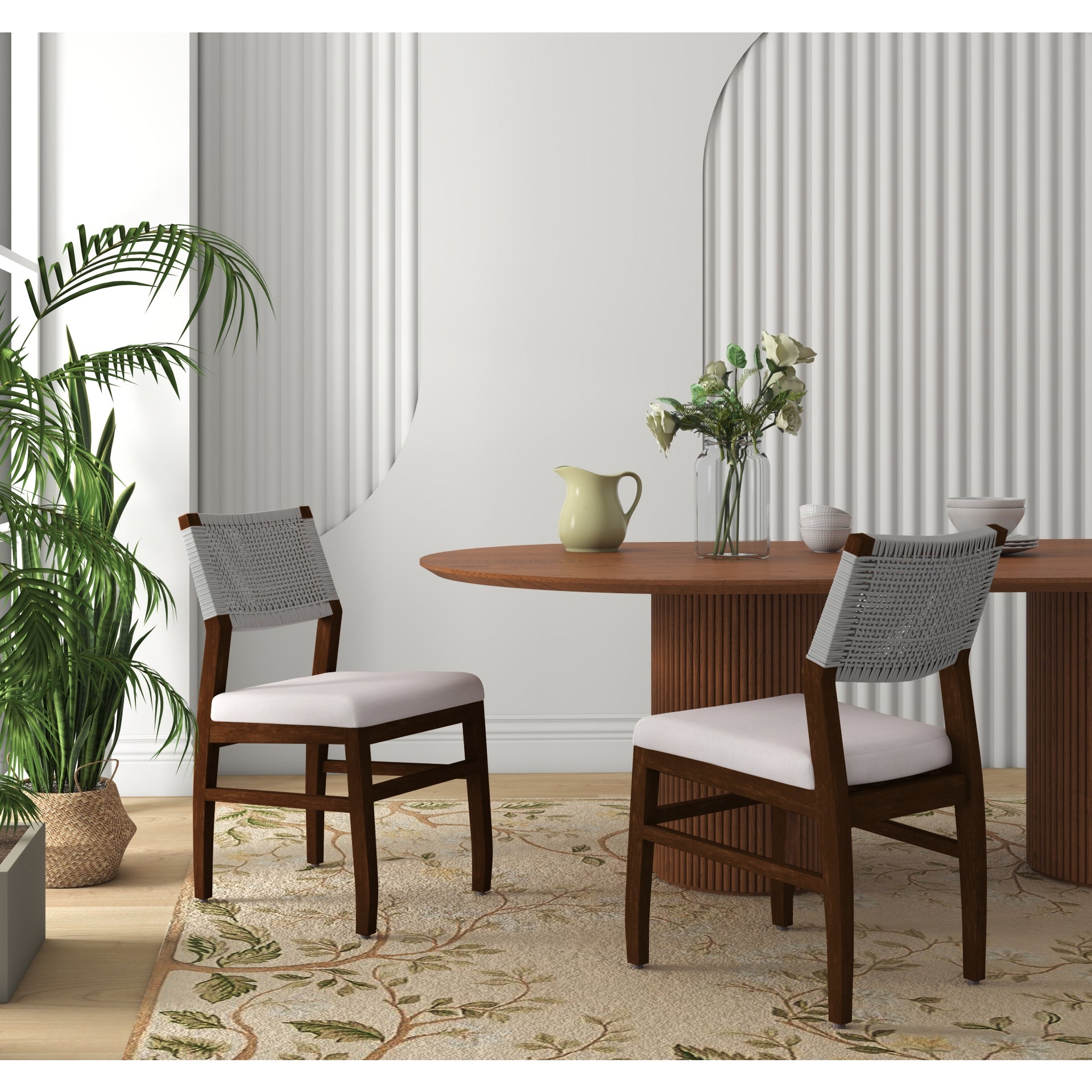 Pierre Rope Dining Side Chair (Set of 2) - What A Room