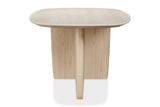 Liv Ash Wood Oval Dining Table in White Sand - What A Room