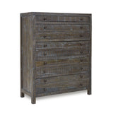 Townsend Solid Wood Five Drawer Chest in Gunmetal - What A Room