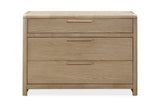 Furano Three Drawer Ash Wood Bachelor Chest in Ginger - What A Room