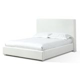 One Upholstered Platform Bed in Pearl - What A Room