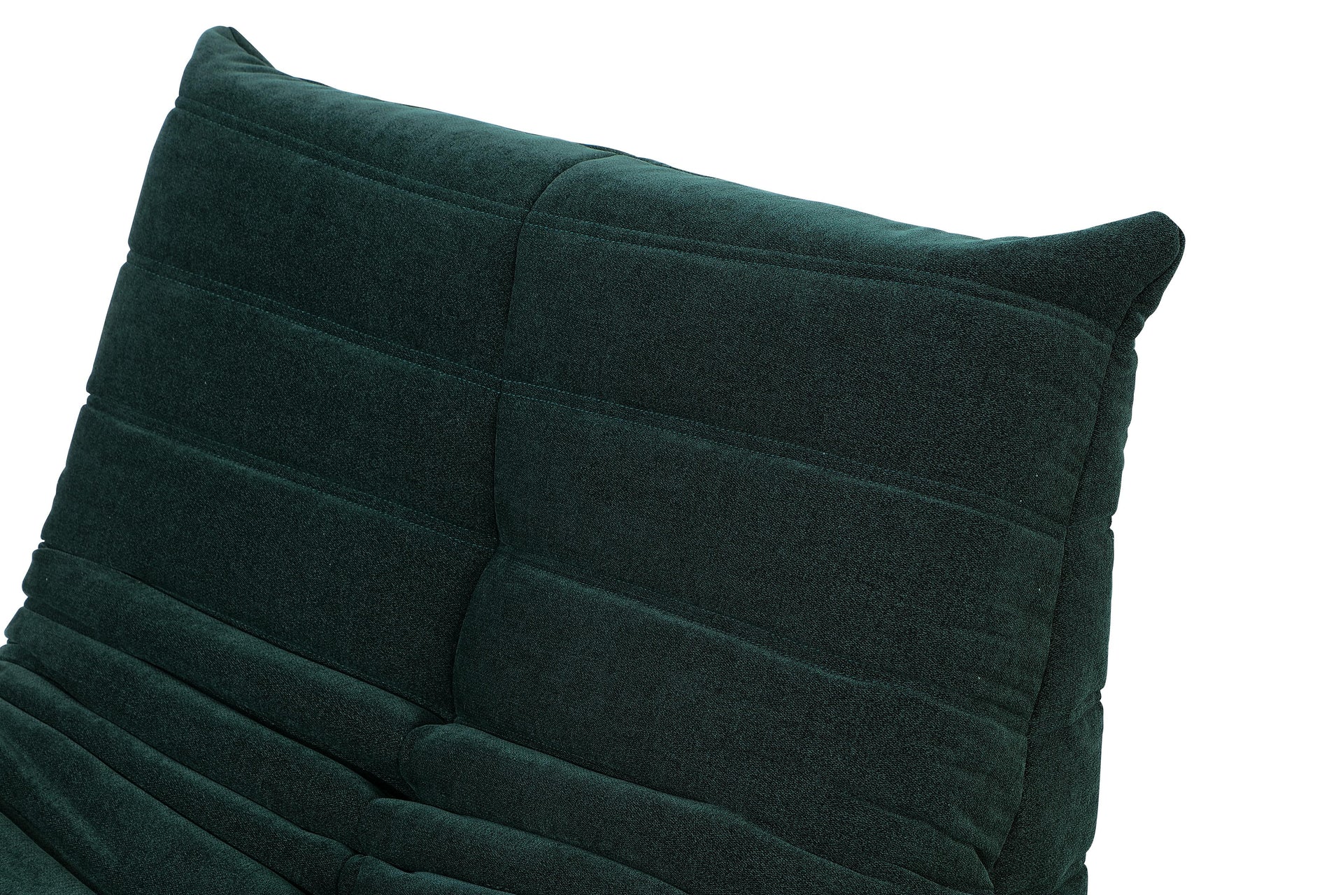 Flex Upholstered Lounge Chair in Emerald Chenille - What A Room
