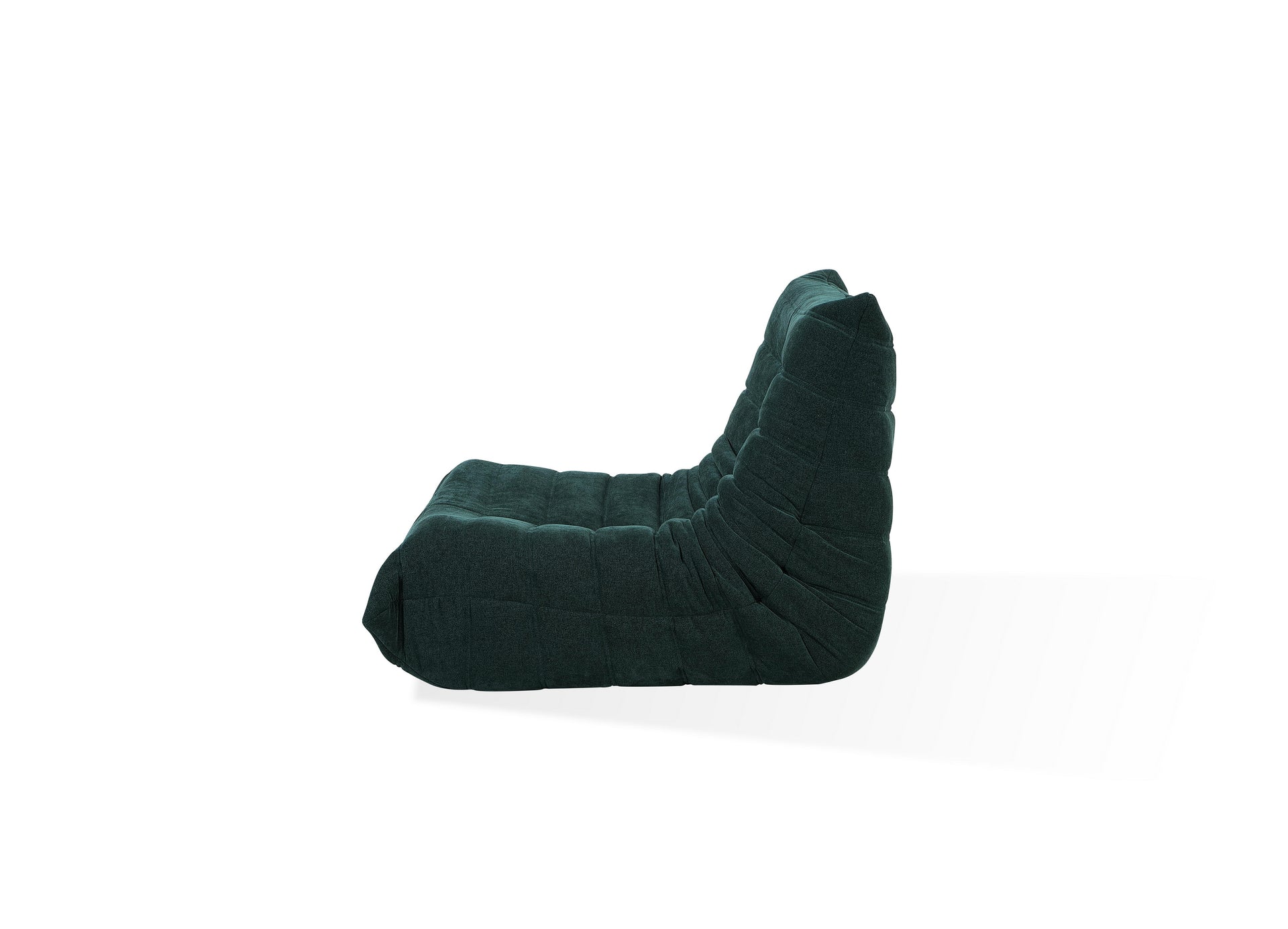 Flex Upholstered Lounge Chair in Emerald Chenille - What A Room