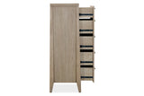 Sumire Five Drawer Ash Wood Chest in Ginger - What A Room