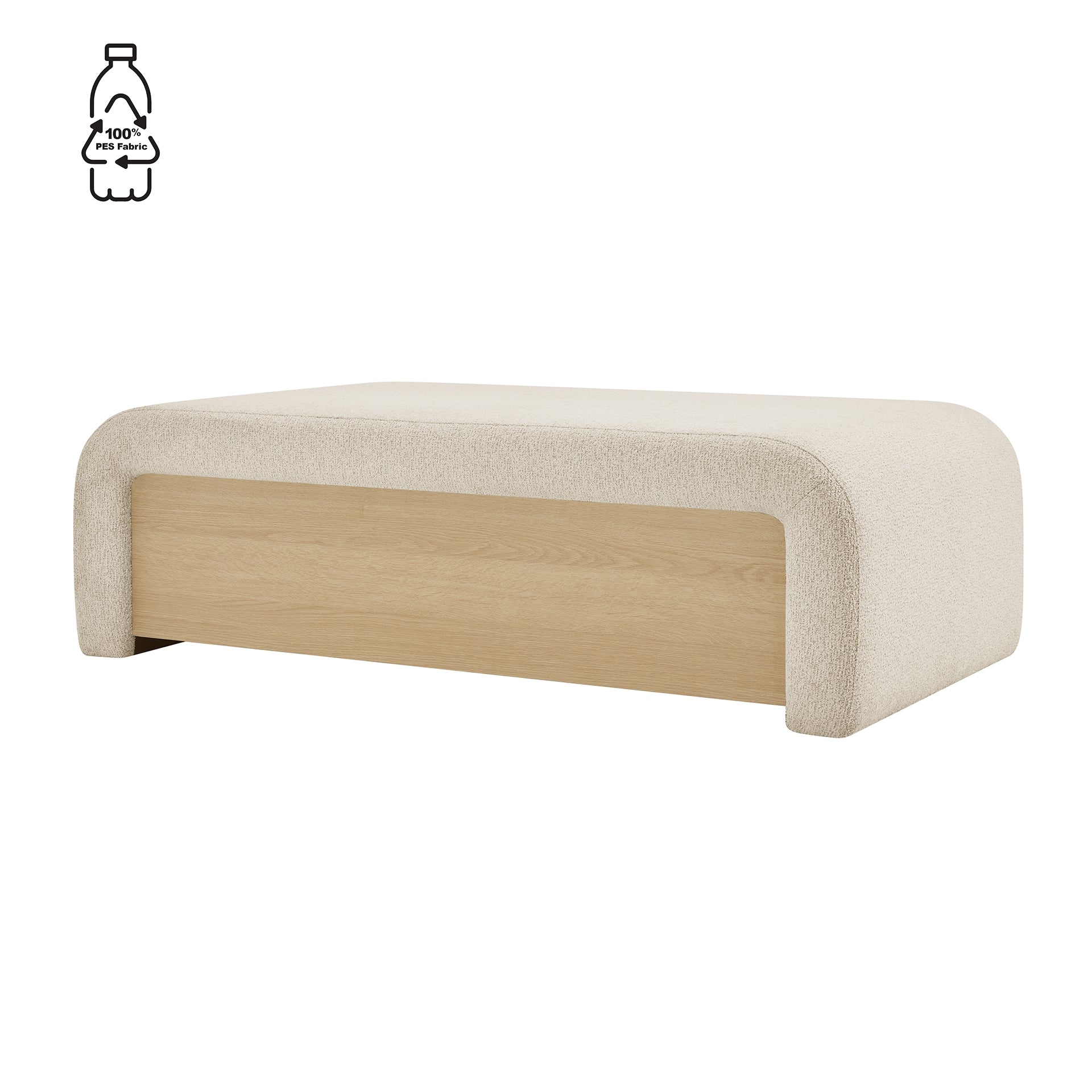 Tammy Boucle Storage Coffee Table/Ottoman - What A Room