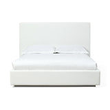 One Upholstered Footboard Storage Bed in Pearl - What A Room