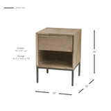 Hathaway  Night Stand/ Side Table - What A Room
