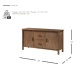 Bloomfield Sideboard 2 Drawers + 2 Doors - What A Room