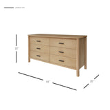 Bloomfield Dresser 6 Drawers - What A Room