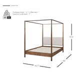 Bloomfield  Queen Canopy Bed Set - What A Room