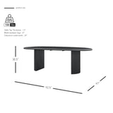 Aniston  93" Oval Dining Table - What A Room