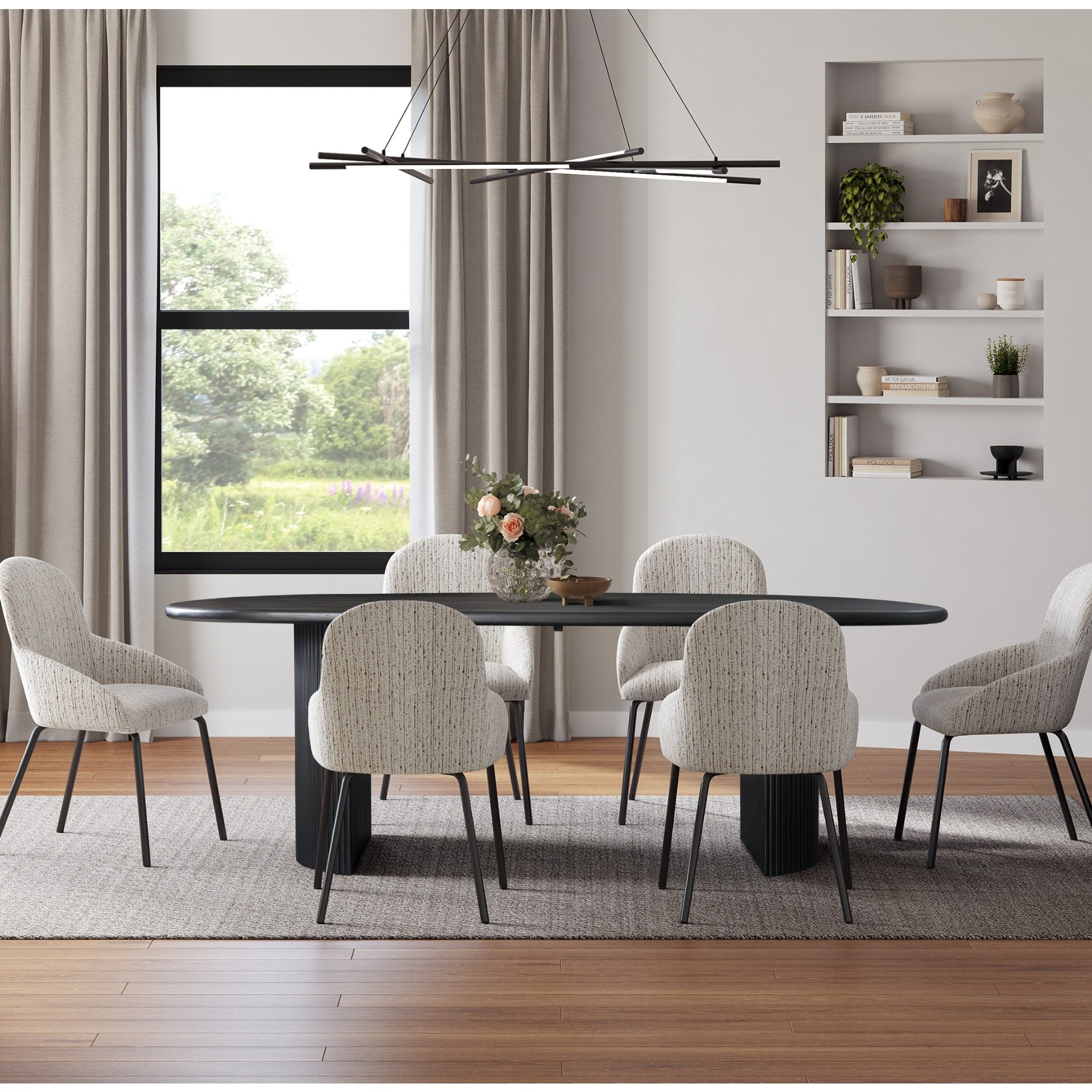 Aniston  93" Oval Dining Table - What A Room