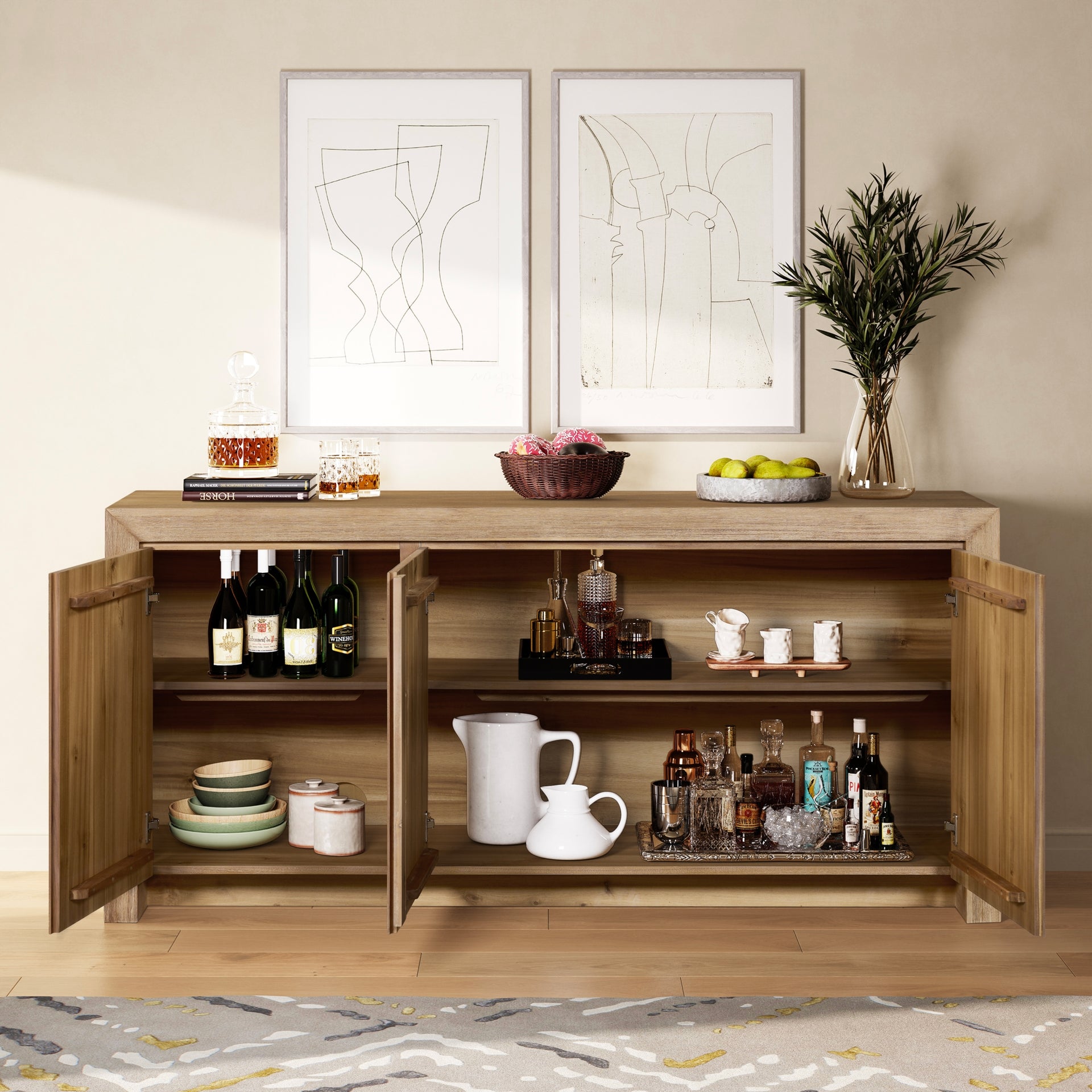 Zerano Buffet/Sideboard 3 Doors - What A Room