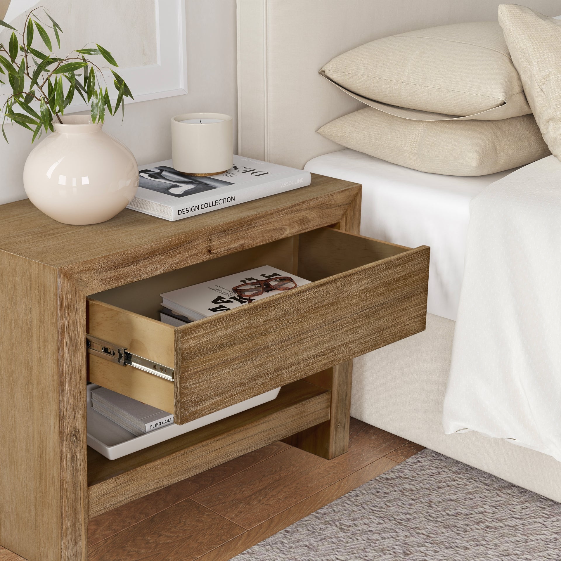 Zerano Nightstand/Side Table - What A Room