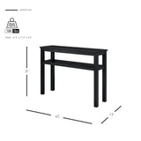 Tiburon  Console Table with Shelf - What A Room