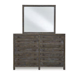 Townsend Solid Wood Eight Drawer Dresser in Gunmetal - What A Room