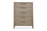 Sumire Five Drawer Ash Wood Chest in Ginger - What A Room