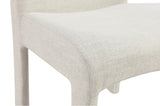 Devon Fully Upholstered Dining Chair in Turtle Dove Linen (Set of 2) - What A Room