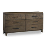 Broderick Six-Drawer Dresser  in Wild Oats Brown - What A Room
