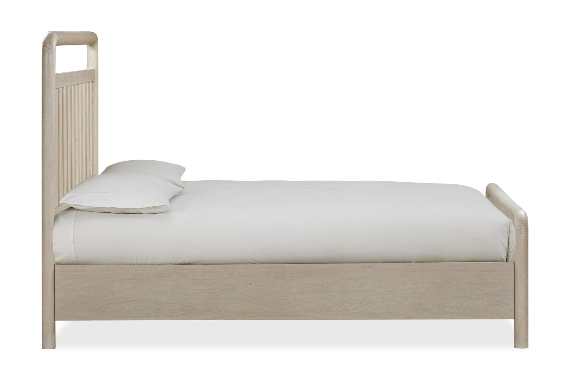 Camden Shiplap Oak Wood Platform Bed in Chai - What A Room