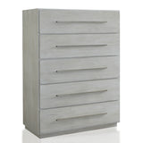 Destination Five Drawer Chest in Cotton Grey - What A Room