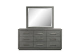 Melbourne Beveled Glass Mirror in Mineral - What A Room