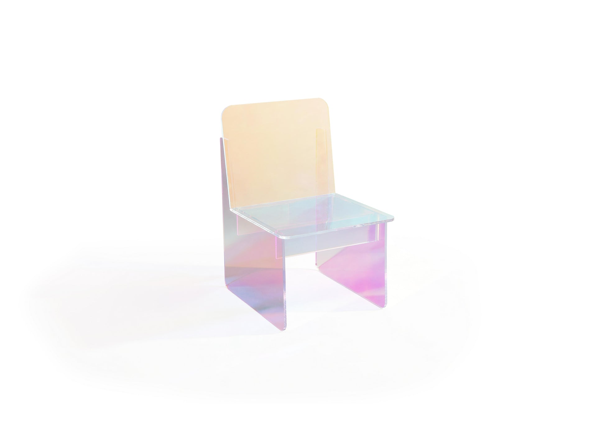 Fomo Iridescent Acrylic Accent Chair - What A Room