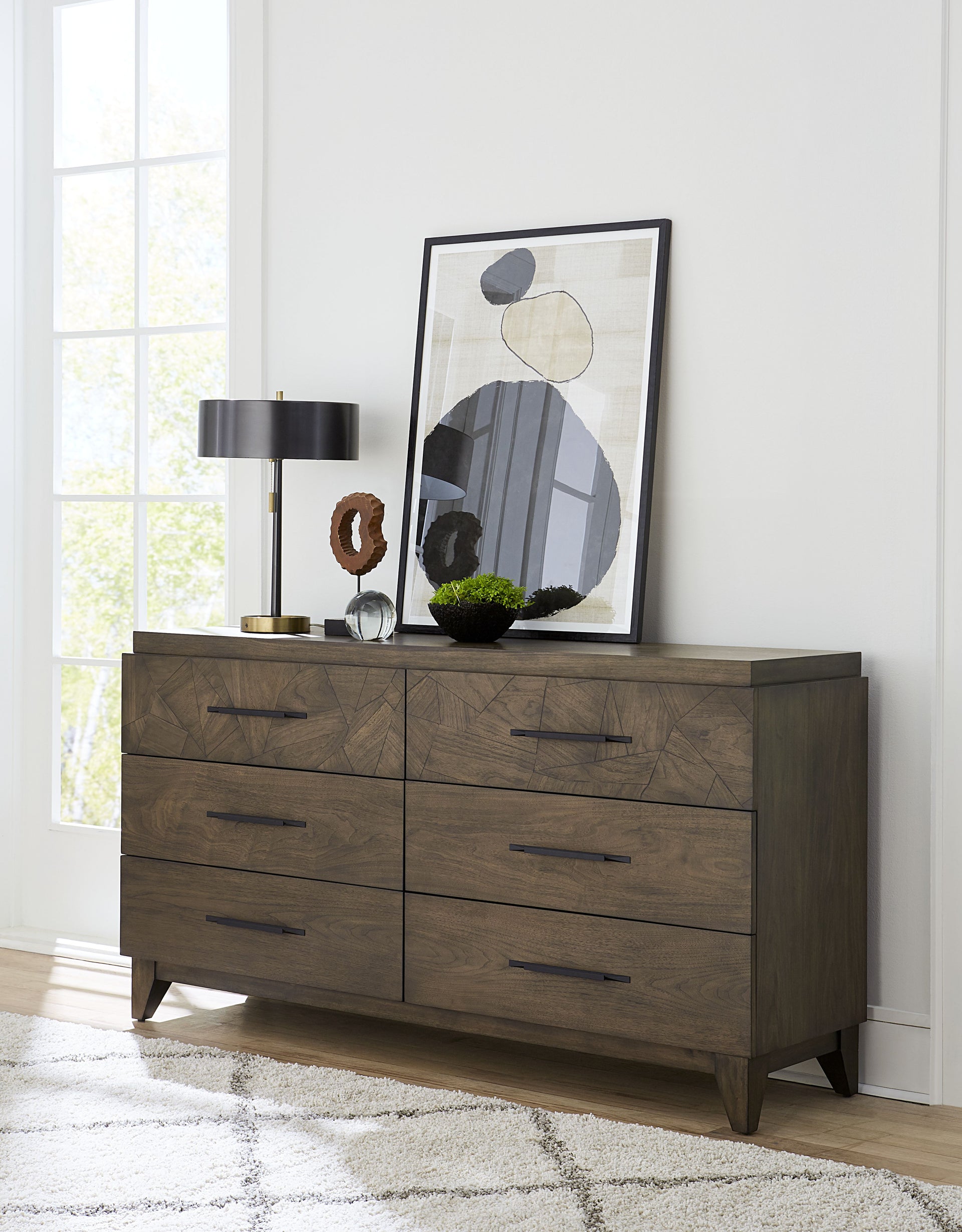 Broderick Six-Drawer Dresser  in Wild Oats Brown - What A Room