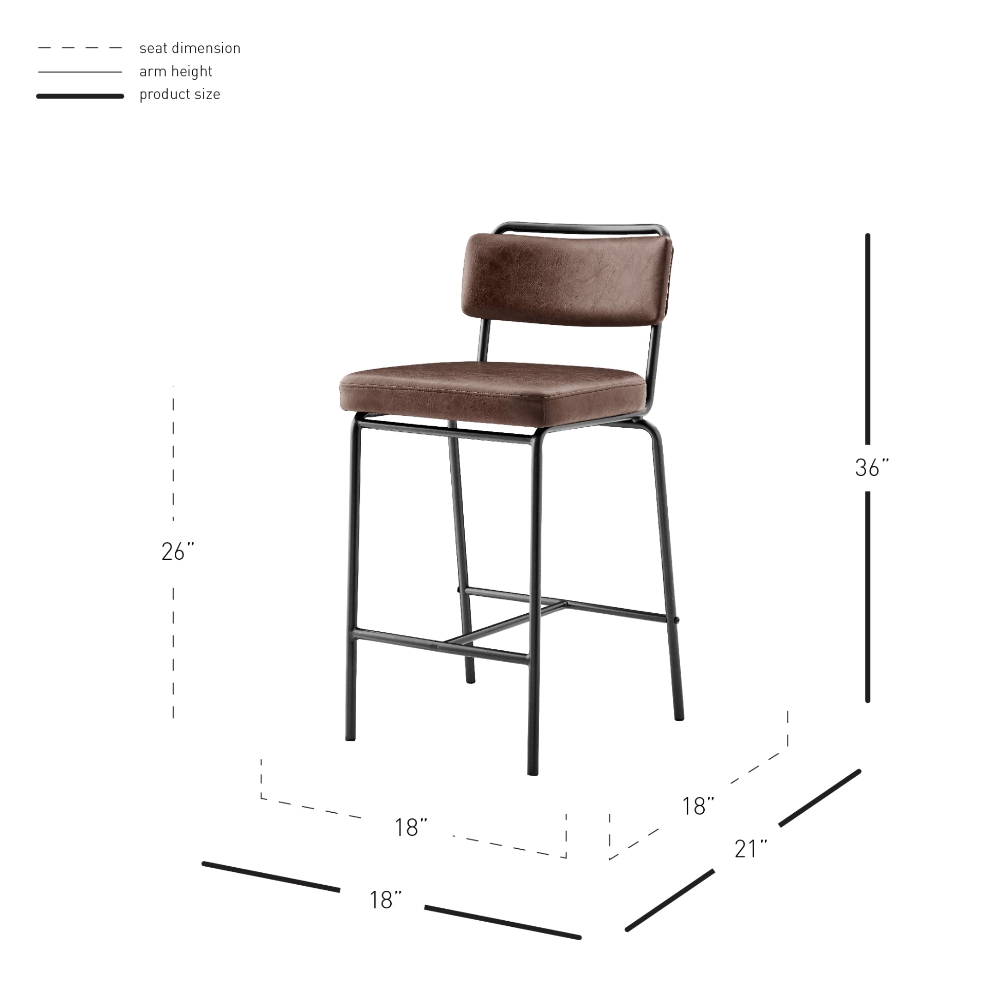 Zander   Counter Stool (Set of 4) - What A Room
