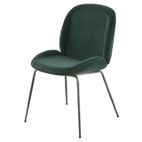 Lucy  Velvet Fabric Dining Side Chair - What A Room