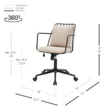 Edison  Fabric Office Chair - What A Room