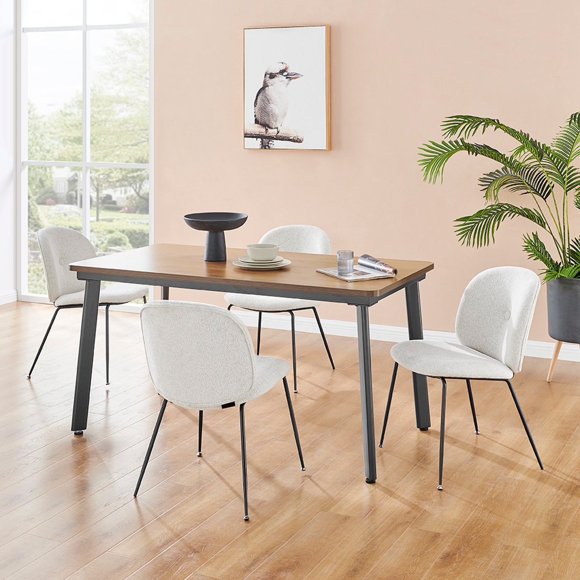 Nisha  Fabric Dining Side Chair - What A Room