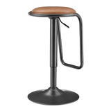 Elijah   Gaslift Swivel Bar Stool (Set of 2) - What A Room