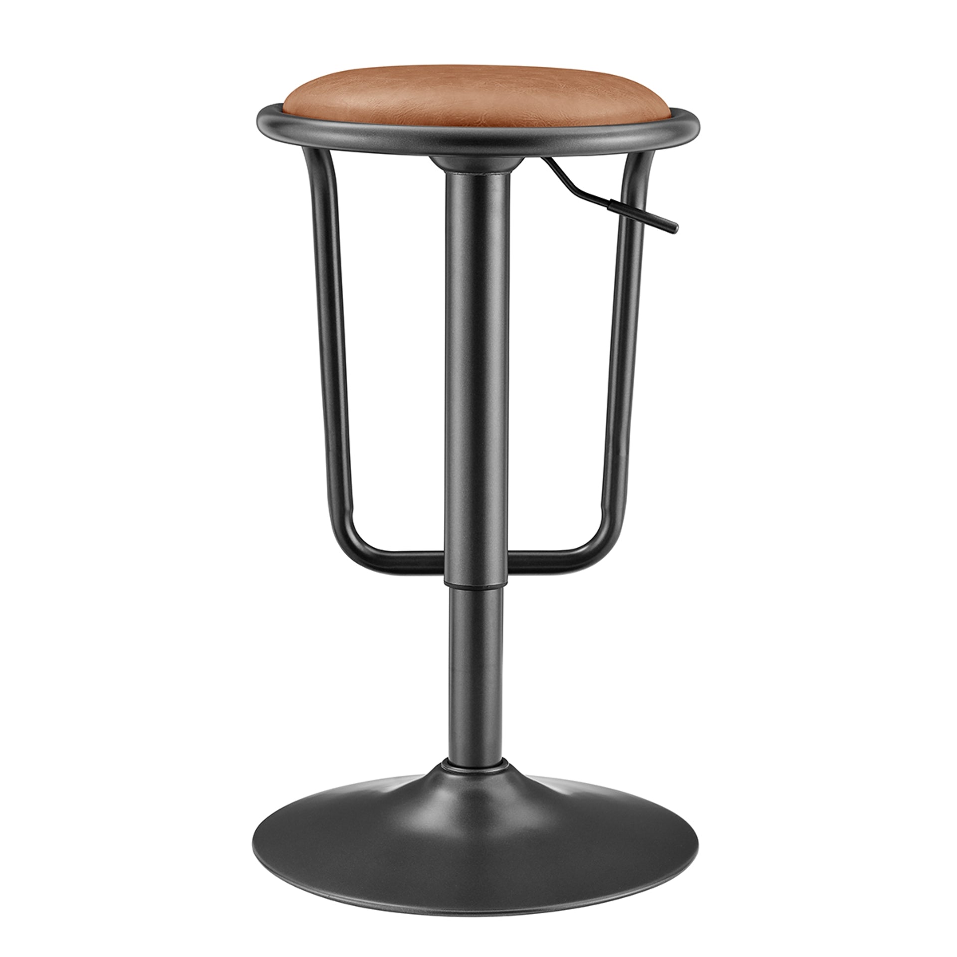 Elijah   Gaslift Swivel Bar Stool (Set of 2) - What A Room