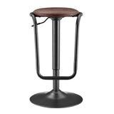 Elijah   Gaslift Swivel Bar Stool (Set of 2) - What A Room
