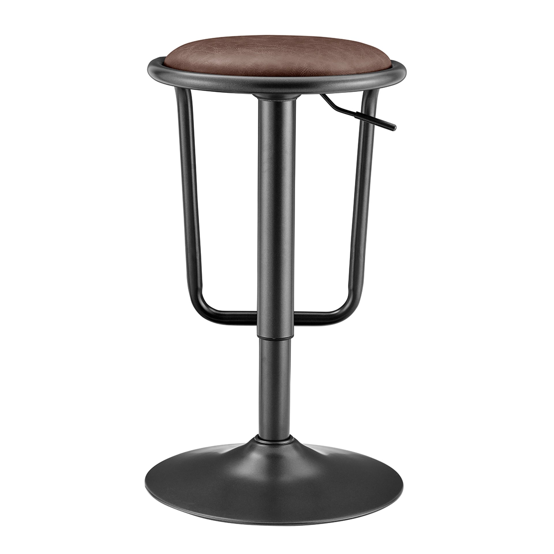 Elijah   Gaslift Swivel Bar Stool (Set of 2) - What A Room