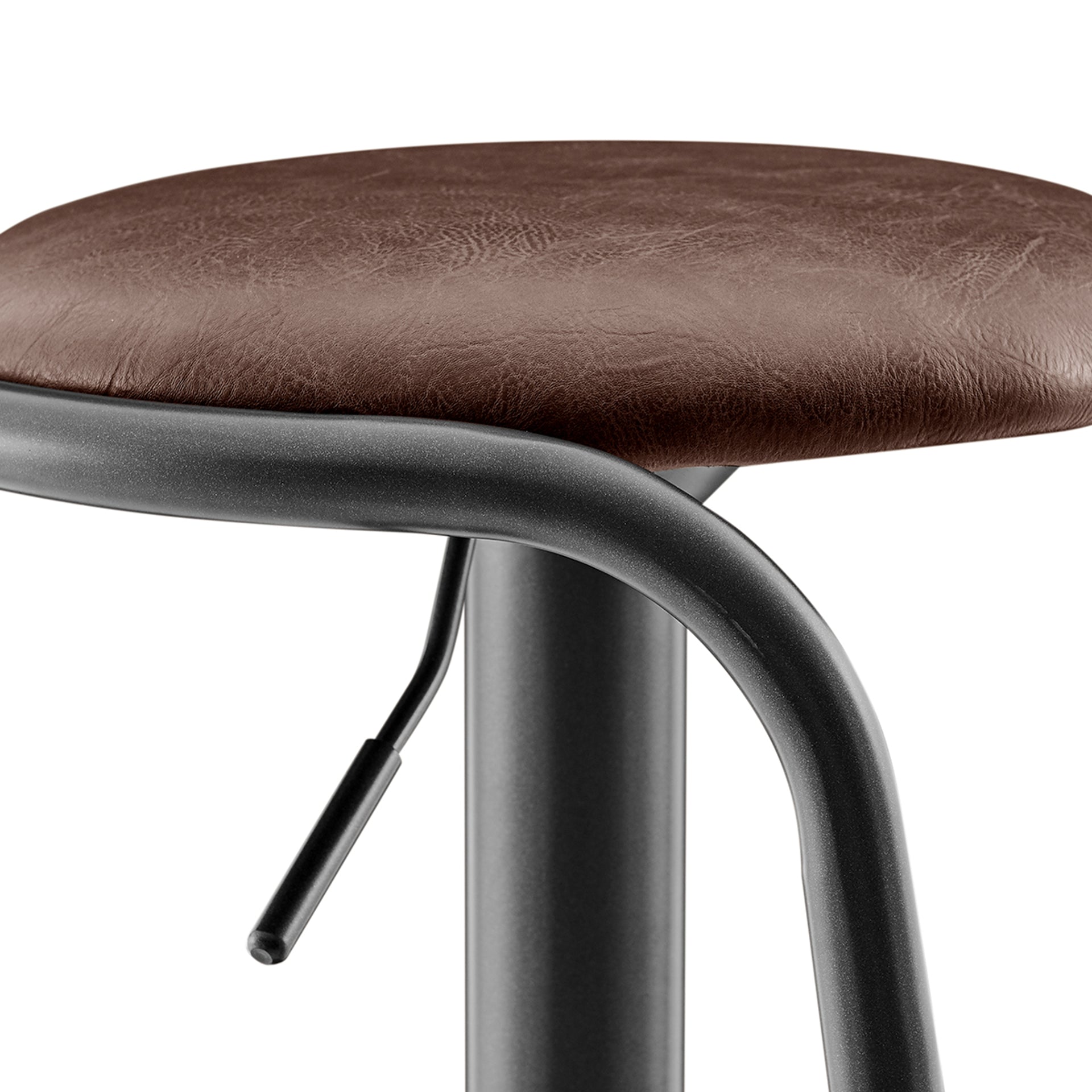 Elijah   Gaslift Swivel Bar Stool (Set of 2) - What A Room