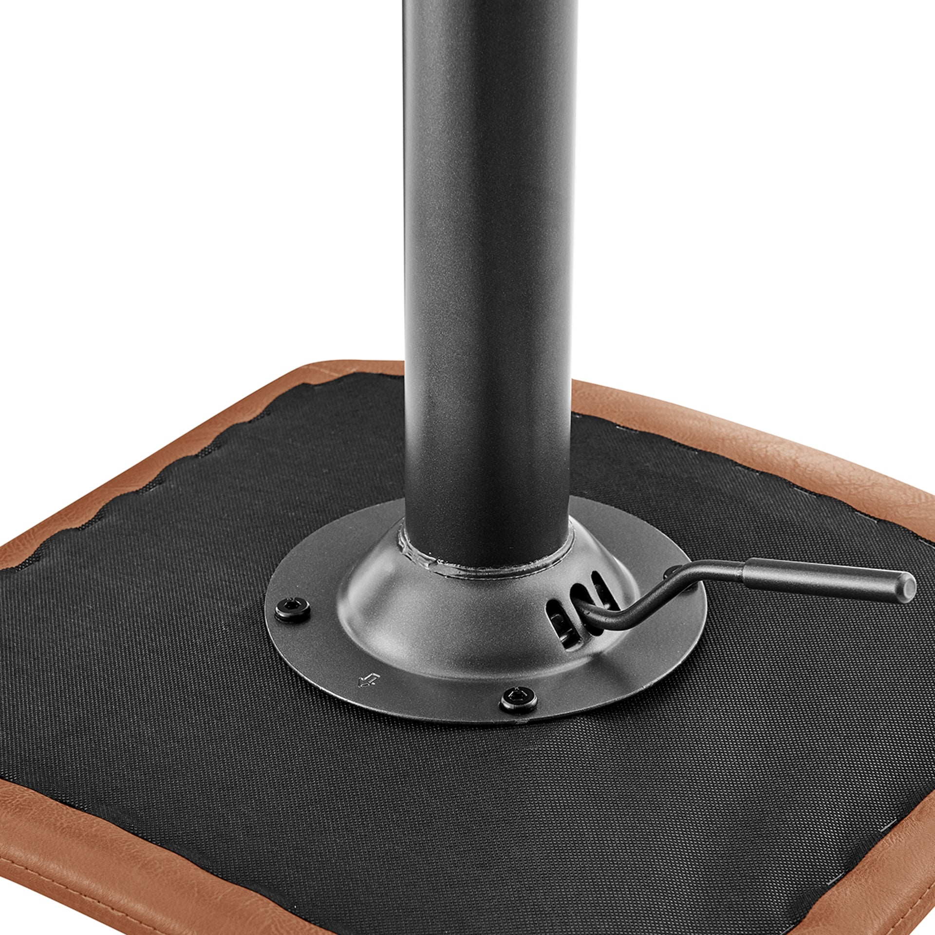 Bruce  Faux Leather Gaslift Bar Swivel Stool (Set of 2) - What A Room