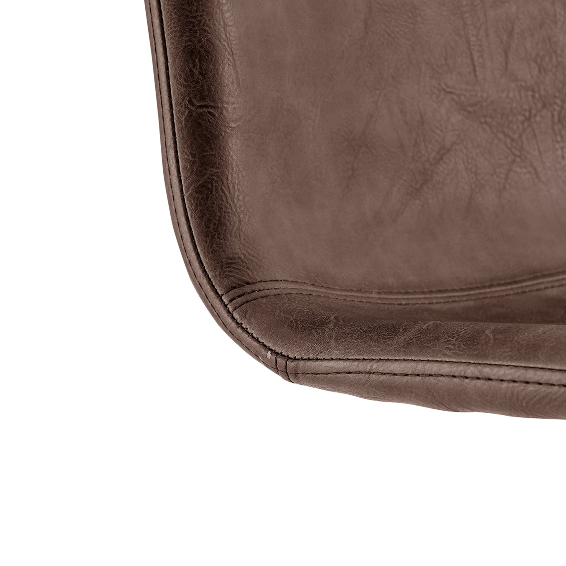Bruce  Faux Leather Gaslift Bar Swivel Stool (Set of 2) - What A Room