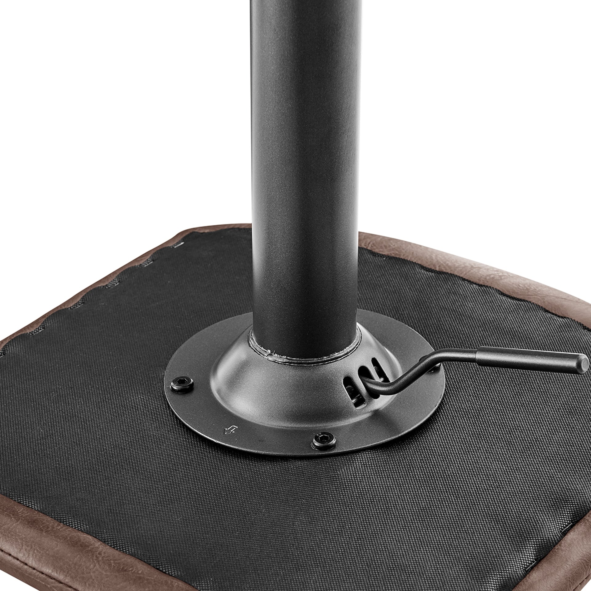 Bruce  Faux Leather Gaslift Bar Swivel Stool (Set of 2) - What A Room